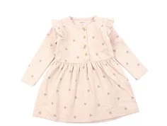 Name It rose smoke blomstret sweatkjole